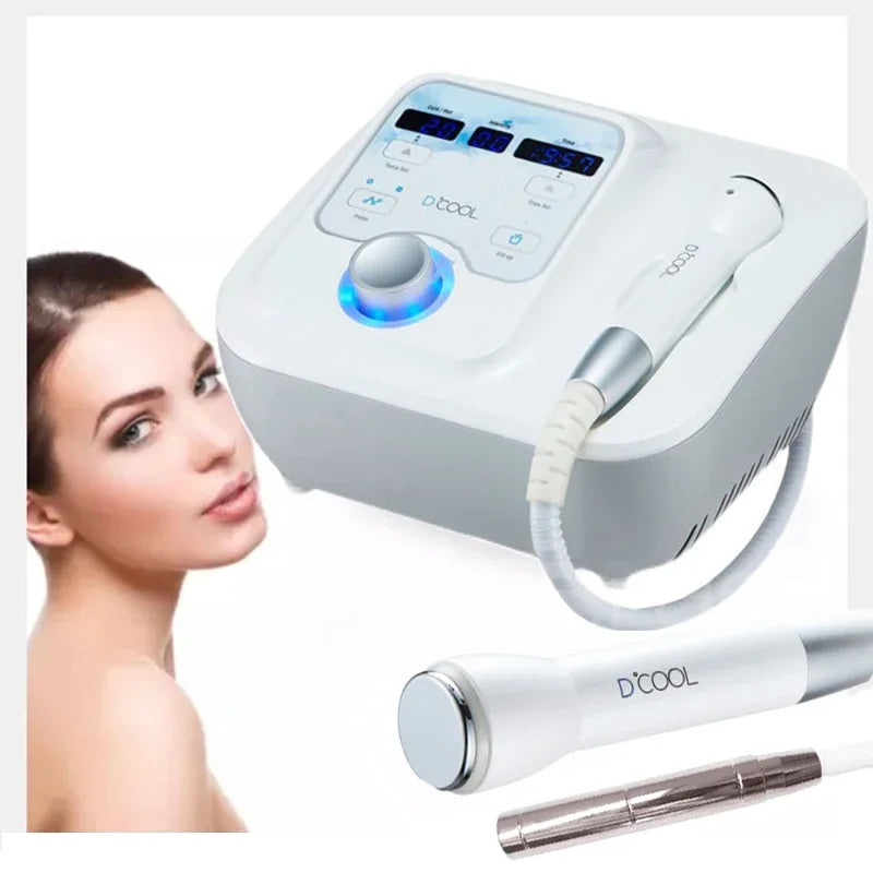 2025 NEW Dcool Portable Beauty Device – Hot & Cool EMS Electroporation Machine for Skin Tightening and Anti-Puffiness Facial Care