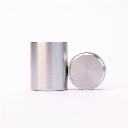 New Airtight Smell-Proof Stainless Steel Container — Mini Tea & Herb Stash Jar for Tea, Coffee Storage