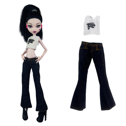 11-Inch Doll Clothes for 1/6 Dolls – Casual Dress & Fashion Outfits for 27 CM Girls' Dolls, DIY Toy Clothing
