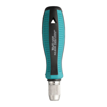 Multi-Purpose Screwdriver Bit Handle with 4mm, 5mm & 6.35mm Hex Adapter
