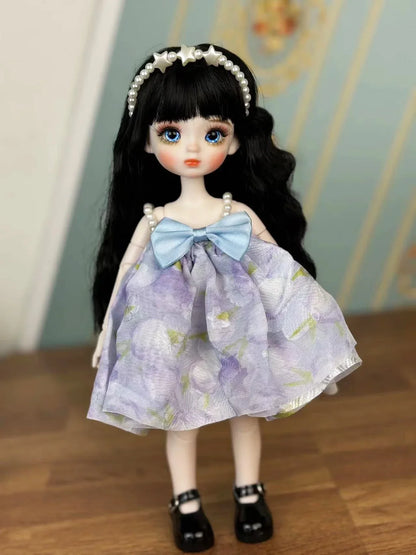 Sweet Doll 1/6 BJD Handmade 30cm Princess Doll – Makeup Doll for Girls Birthday Gift