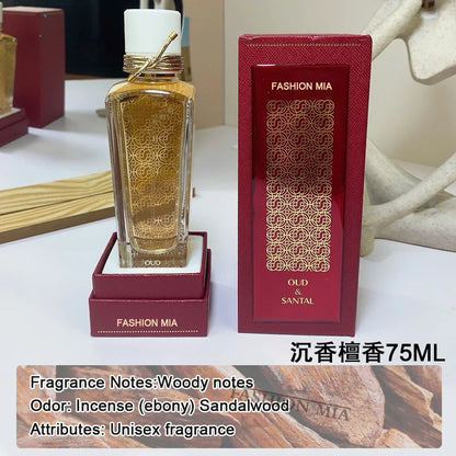 Sandalwood 75ml Unisex Long-Lasting Perfume Floral Cologne Fragrance for Men & Women Daily Wear, Work & Dating Scent Gift