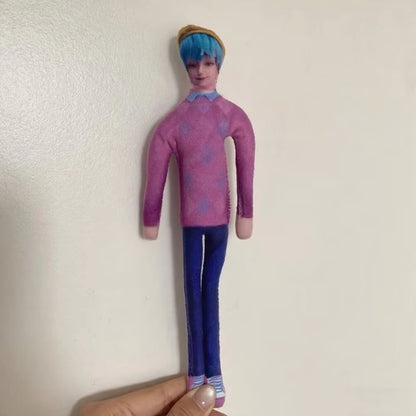 K-Pop Demon Hunters Saja Boys Plush Doll – Anime Cosplay Stuffed Figure Party Prop