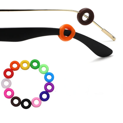 10PCS Anti-Slip Silicone Ear Hooks for Glasses | Eyewear Grip, Temple Holder & Fastener Accessories