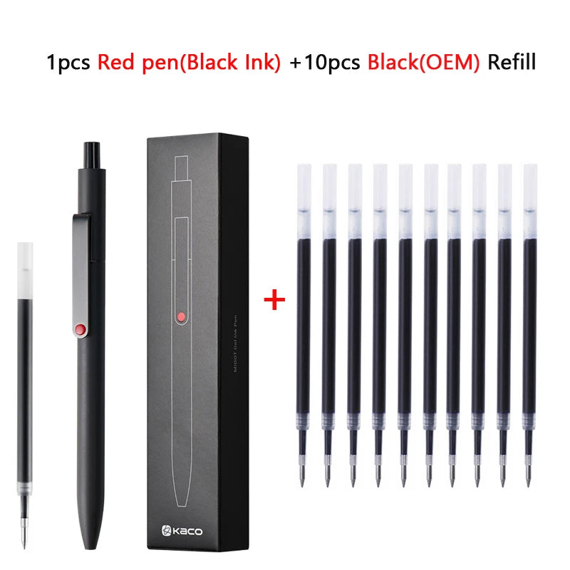 KACO 0.5mm MIDOT Gel Ink Pens – Quick-Drying, Smooth Writing, High-Volume for Exams, Grading, Homework, and Papers