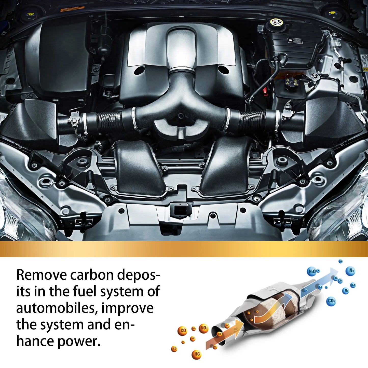 5PCS 120ml Car Catalytic Converter Cleaner – Easy Engine & Accelerator Cleaner for Catalysts