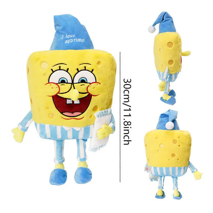 Anime Spongebob SquarePants Plush Toys – Patrick, Squidward, Mr. Krabs & Gary Stuffed Cartoon Toys, Birthday Gift for Kids