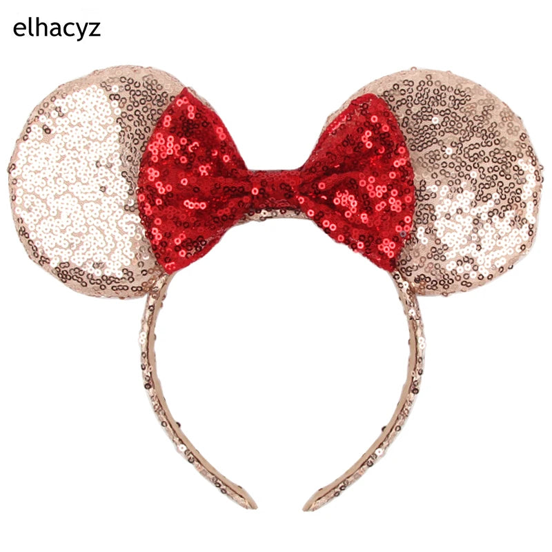 Big Classic Polka Dot Bow Minnie Mouse Ears Headband – Festival & Party Hairband for Women & Girls, Disney Trip Accessories