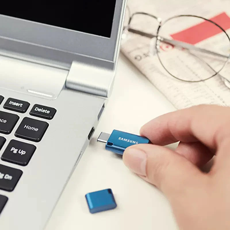 Samsung USB Type-C Flash Drive - Metal Waterproof High-Speed Memory Stick 64GB–256GB for Smartphone, Tablet & Computer