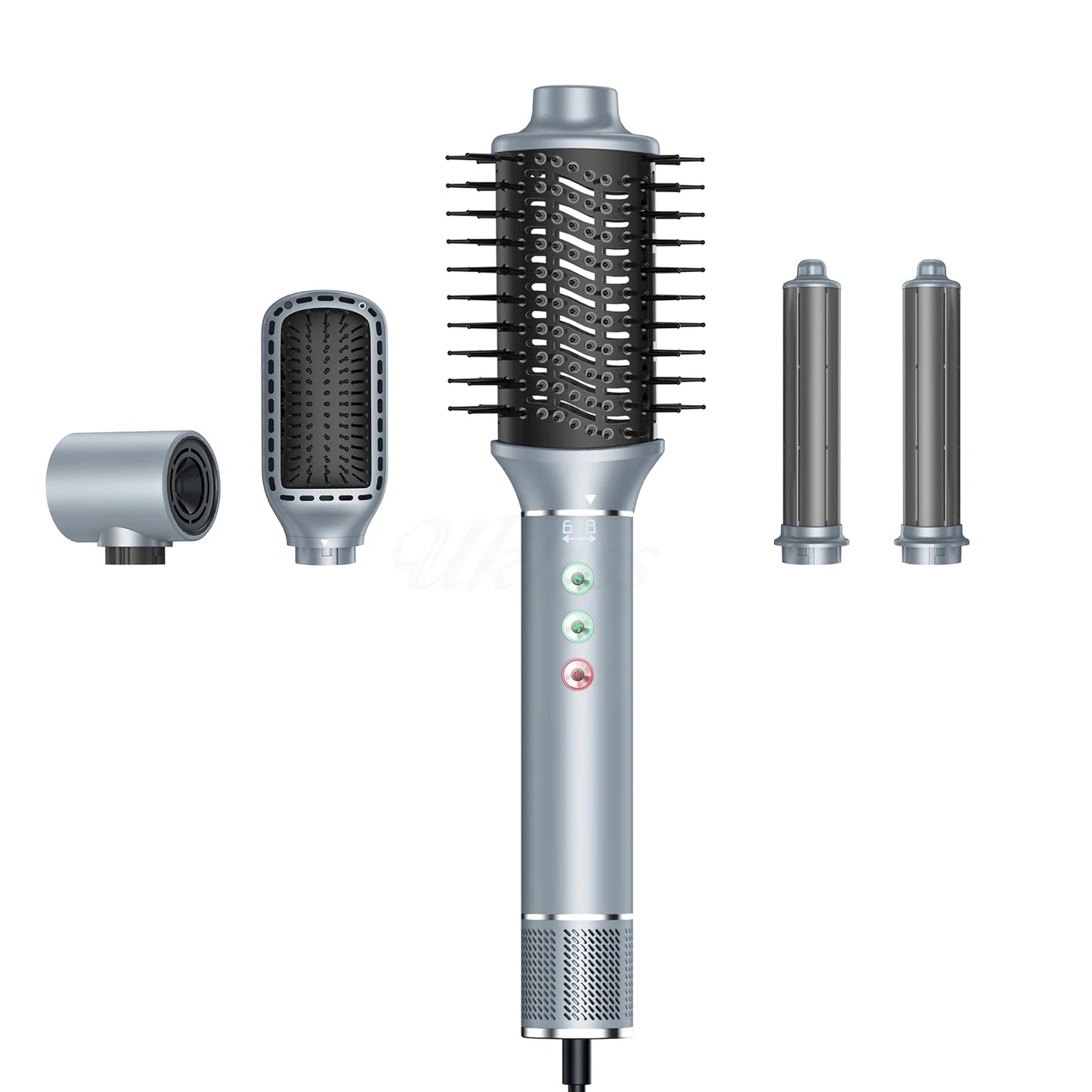 5-in-1 High-Speed Brushless Hair Dryer Brush – Negative Ionic Hot Air Styling Comb & Auto Hair Curler