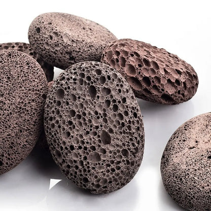 Natural Pumice Stone Foot Scrubber - Pedicure Exfoliation Tool for Removing Calluses and Smoothing Heels, Hands, and Body