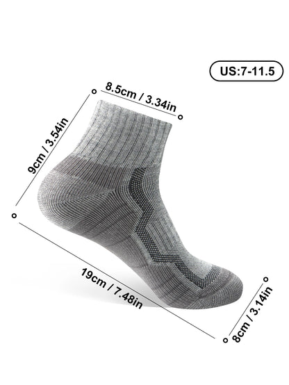 WRELS Merino Wool Thermal Socks – Winter Warm Compression Socks for Skiing, Hiking, Snowboarding & Climbing, Thick Merino Wool Sports Socks