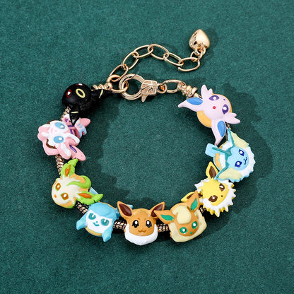 Pokémon Cartoon Bracelet - Adjustable Alloy Anime Bracelet Gift for Fans