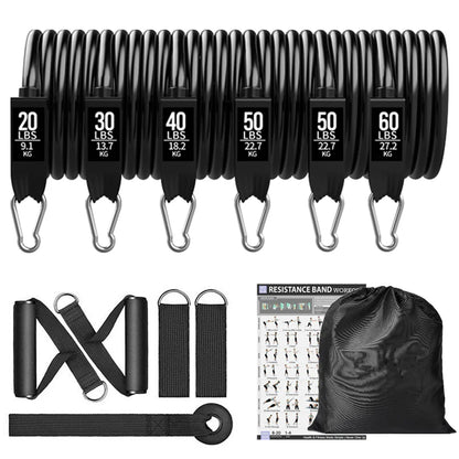 300lb Booty Resistance Band Set – Elastic Workout Harness for Home, Gym, Training & Dumbbell Exercises