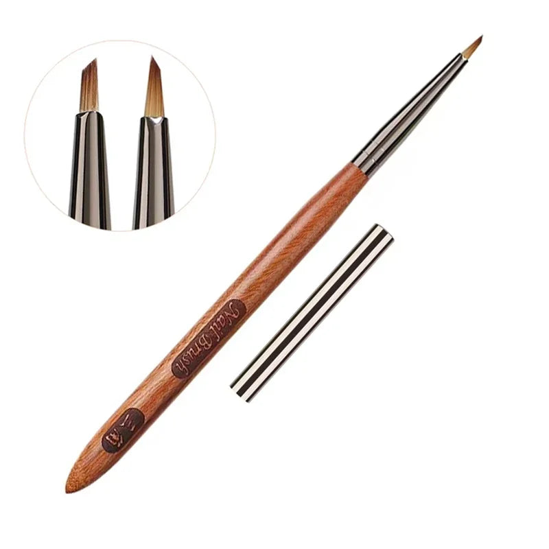 Nail Glue Phototherapy Pen & UV Gel Brush - Professional Acrylic Nail Art Brushes for Painting & Drawing, Manicure Tools