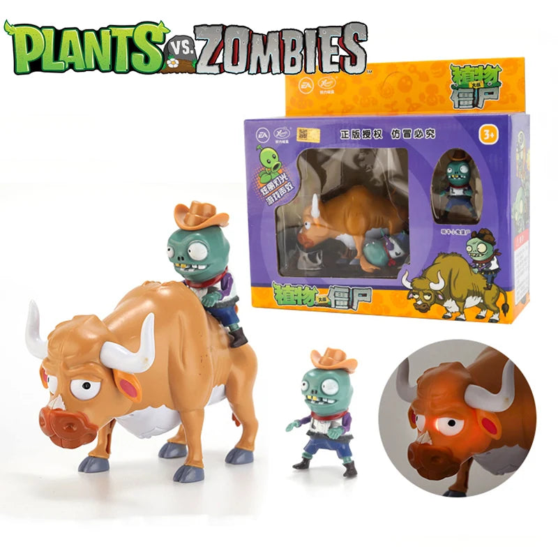 Plants vs Zombies Gatling Pea Shooter & Egyptian Zombie Toy Set – Full Game Scene Figures for Kids Gift