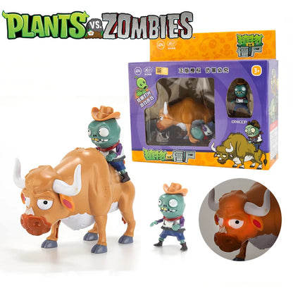Plants vs Zombies Gatling Pea Shooter & Egyptian Zombie Toy Set – Full Game Scene Figures for Kids Gift