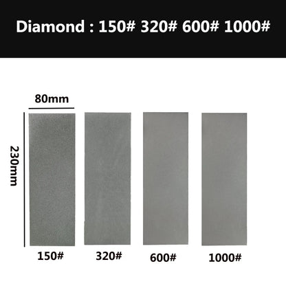 1000 Grit Diamond Plate Sharpening Stone – Large Whetstone for Professional Knife & Blade Sharpening, Apex Edge Tool