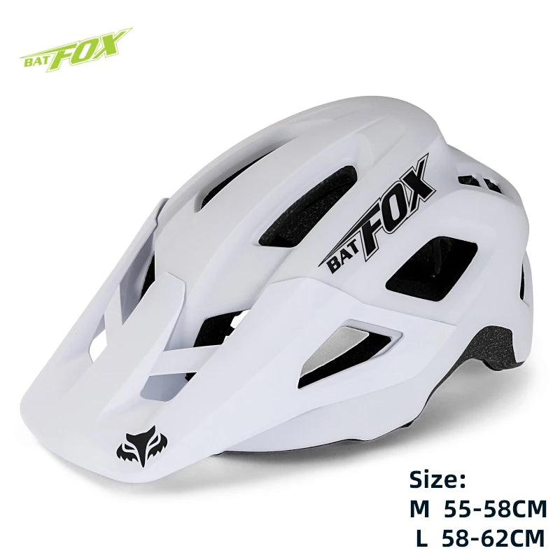 BATFOX Men's Cycling Helmet – MTB Mountain Bike Racing Helmet, Speedframe Casco para Bicycle