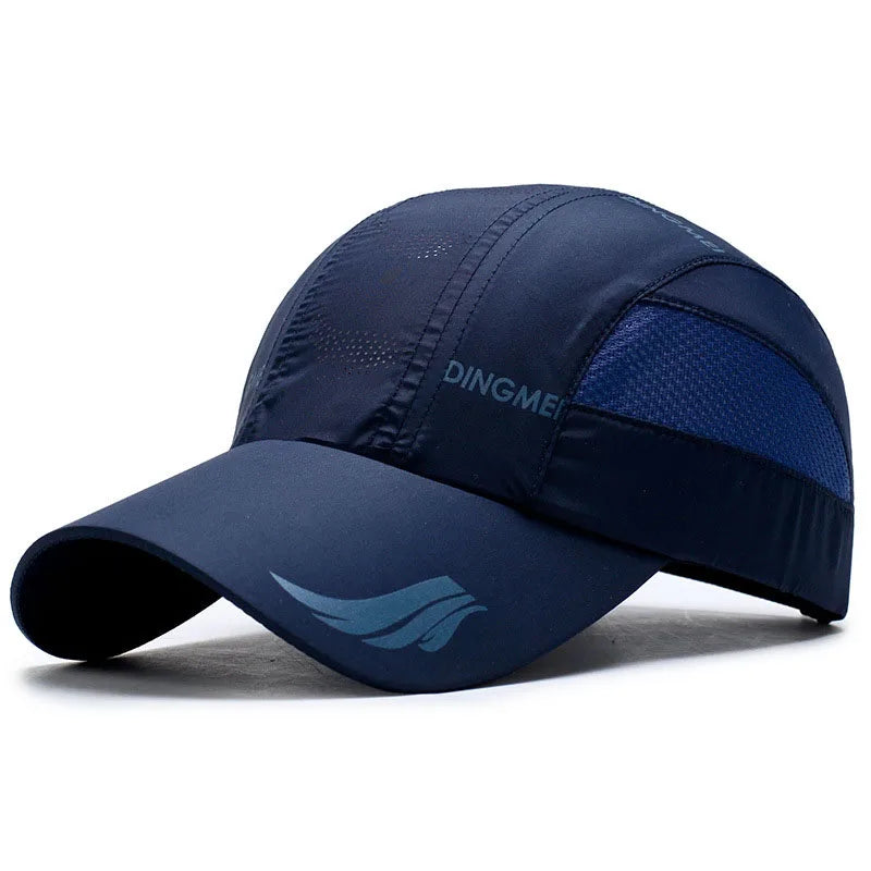 2024 Summer Sports Cap – Men’s and Women’s Quick-Dry Baseball Snapback, Running, Golf, Kpop Solid Mesh Hat