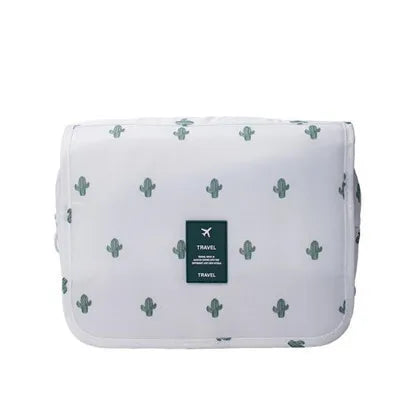 Waterproof Hanging Travel Makeup Bag – Bathroom Cosmetic Organizer for Men & Women