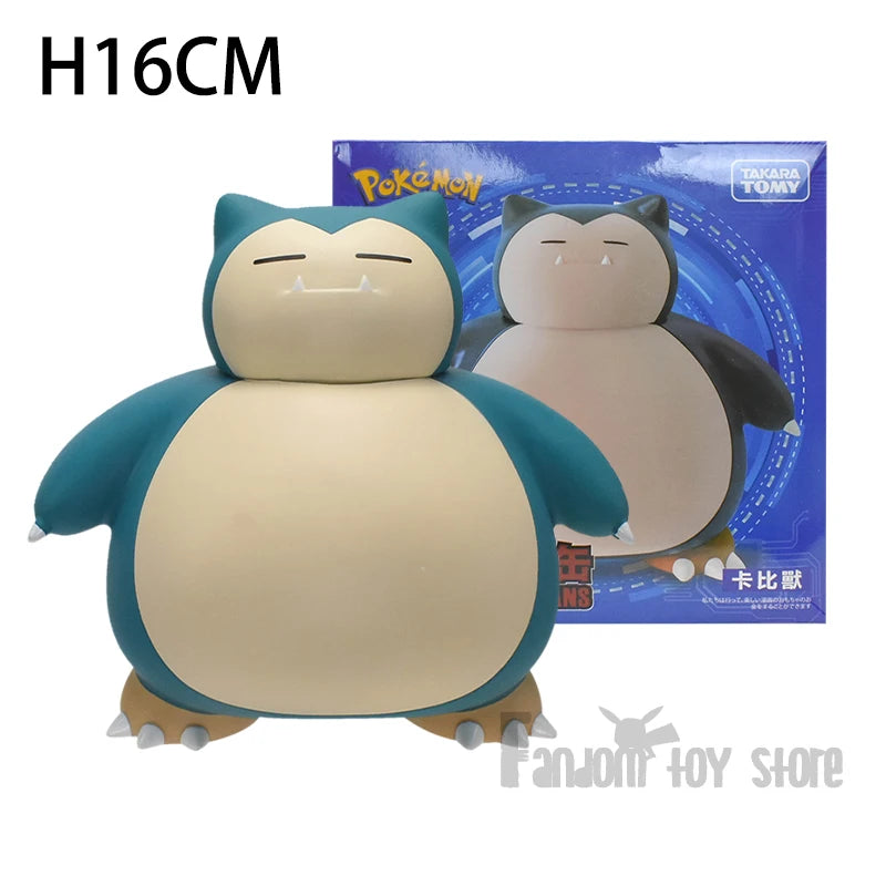 Pokemon Snorlax Money Box — Standing & Sitting Piggy Bank Figure, Cute Saving Pot for Kids Birthday Gift