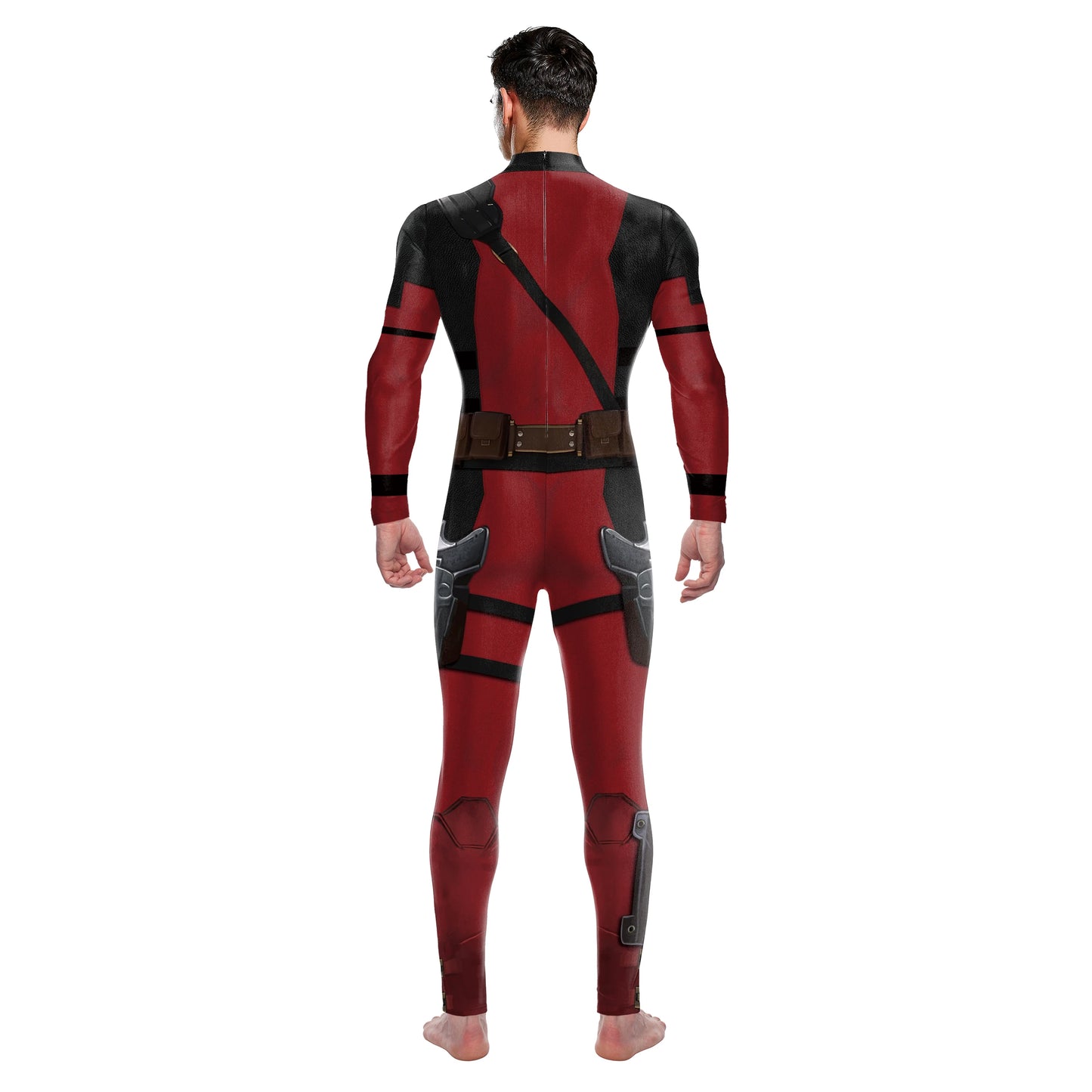 “You’re My Secret” Superhero Cosplay Costume – Deadpool & Wolverine Jumpsuit Bodysuit for Men, Halloween & Party