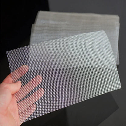 Stainless Steel Bumper Repair Mesh - Plastic Crack Welding Net for Car Body Vents and Auto Repair Tools 1-5PCS