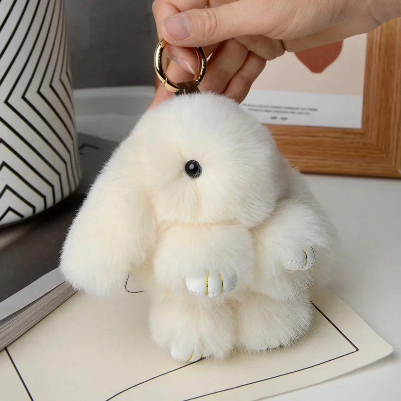 Cute Rabbit Decorative Keychain – Fashionable Jewelry Accessory for Daily Travel & Dressing