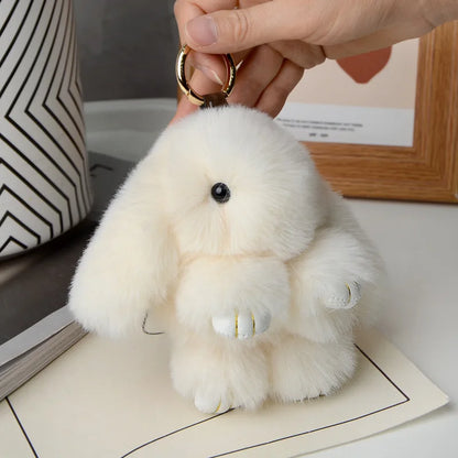Cute Rabbit Decorative Keychain – Fashionable Jewelry Accessory for Daily Travel & Dressing