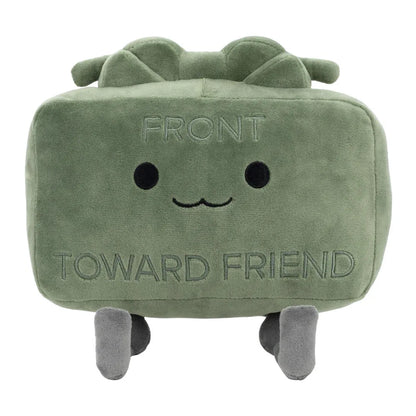 20CM Kawaii Claymore Green Square Plush Doll – Soft Clay Plush Pillow Toy, Collectible Anime Style Gift for Kids Birthday & Decor
