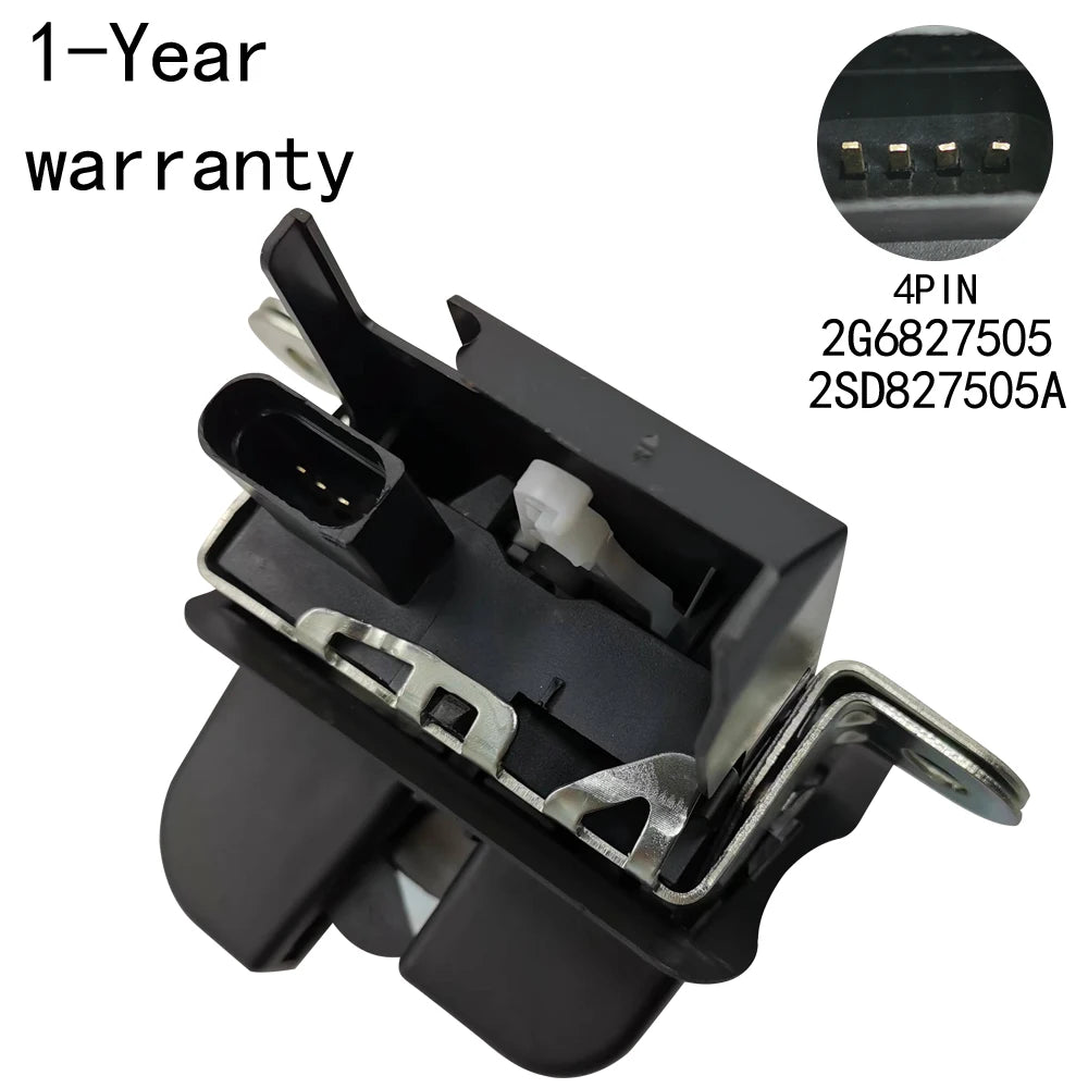 Trunk Lock for VW – Compatible with Polo 2018-2024, Golf 2021-2022, ID.3 2022-2024, TaCqua 2020-2022 & T-Cross 2019-2022 (2G6827505 / 2SD827505A)