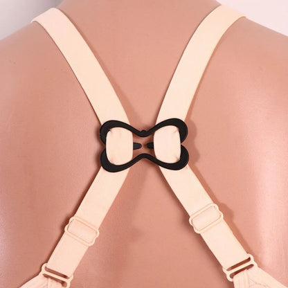 Invisible Anti-Slip Bra Strap – Adjustable Transparent Shoulder Strap with Secure Buckle Support