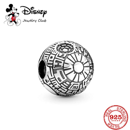 New 925 Sterling Silver Mickey Minnie Vinnie Charm – Beaded Fit for Original Pendant Bracelet, DIY Ladies Jewelry