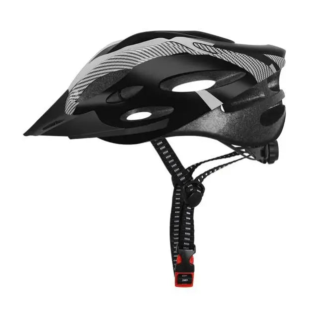 Carbon Fiber Texture MTB Helmet – Adult Mountain Bike & Cycling Safety Cap, EPS Foam Motorcycle Hat for Men & Women