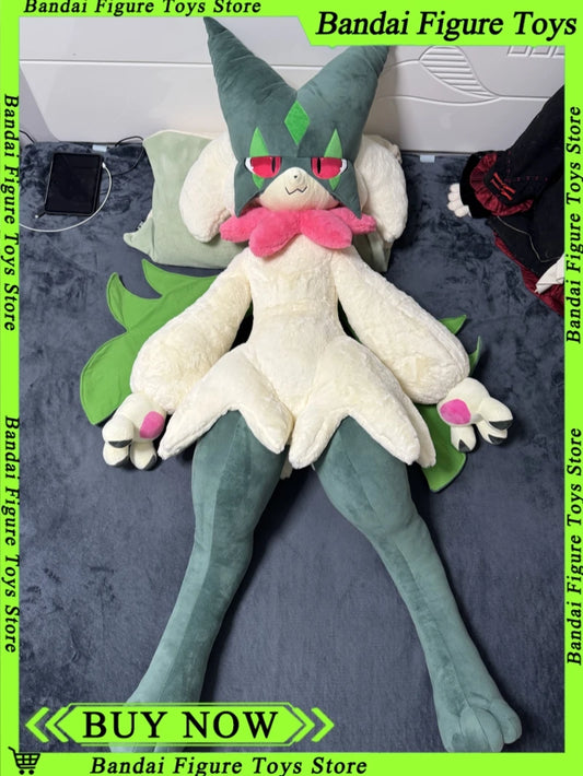 170cm Meowscarada Plush Doll — Pokemon Crystal Velvet Throw Pillow, Room Decor Anime Plush, Birthday & Christmas Gift