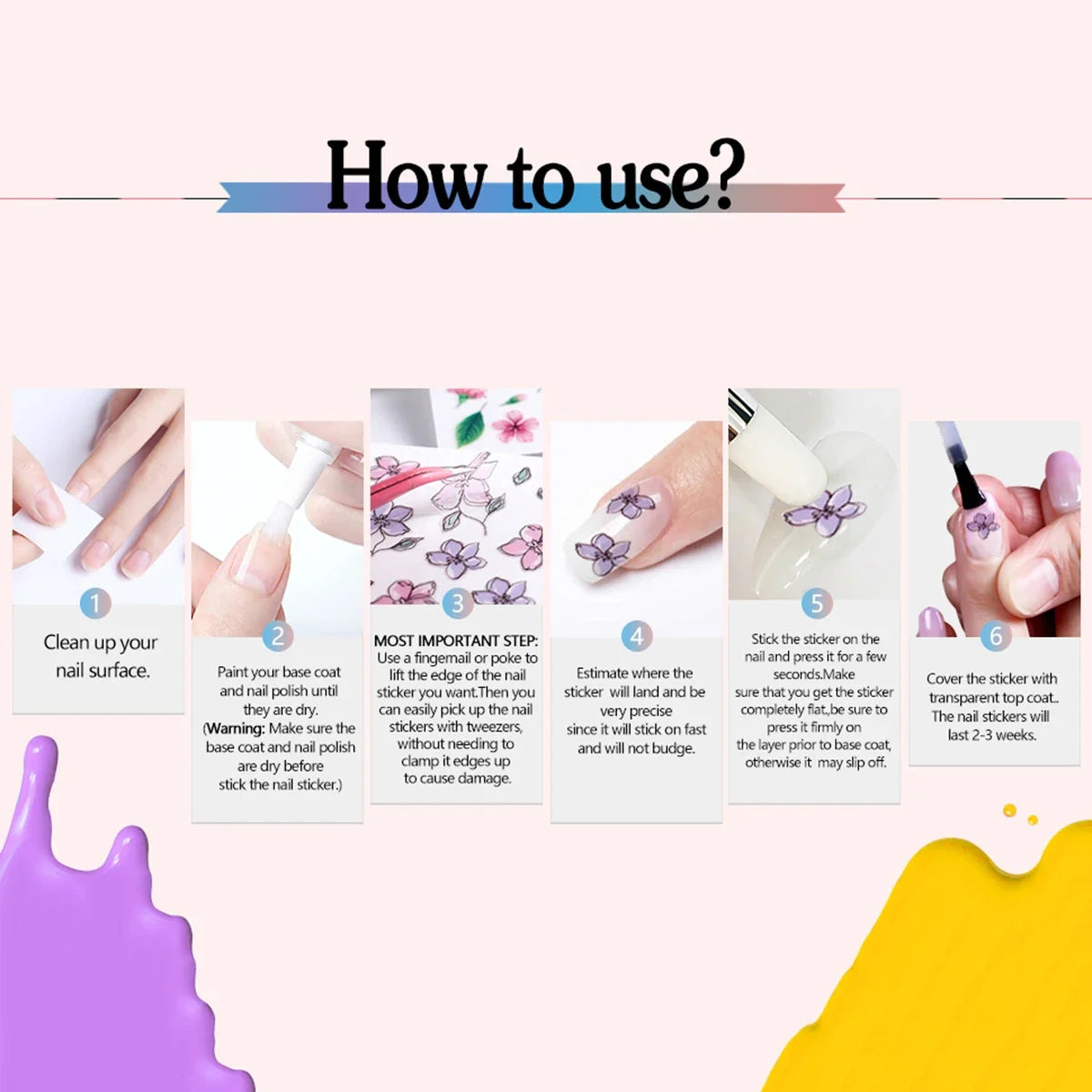 Hollow Nail Art Stickers – Spray-Painted Love & Butterfly French Pattern Decorative Decals for Nails