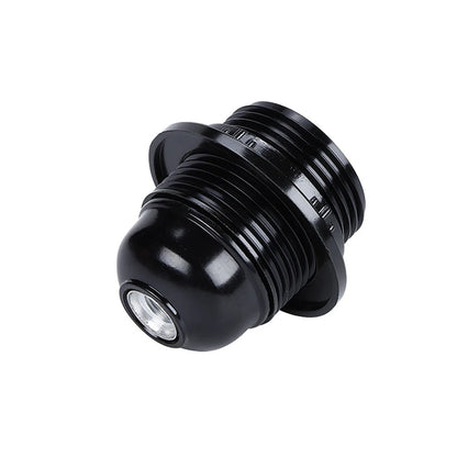E27 Self-Locking Bakelite Lamp Holder - LED Light Bulb Socket with E14 Cap for Floor & Table Lamps