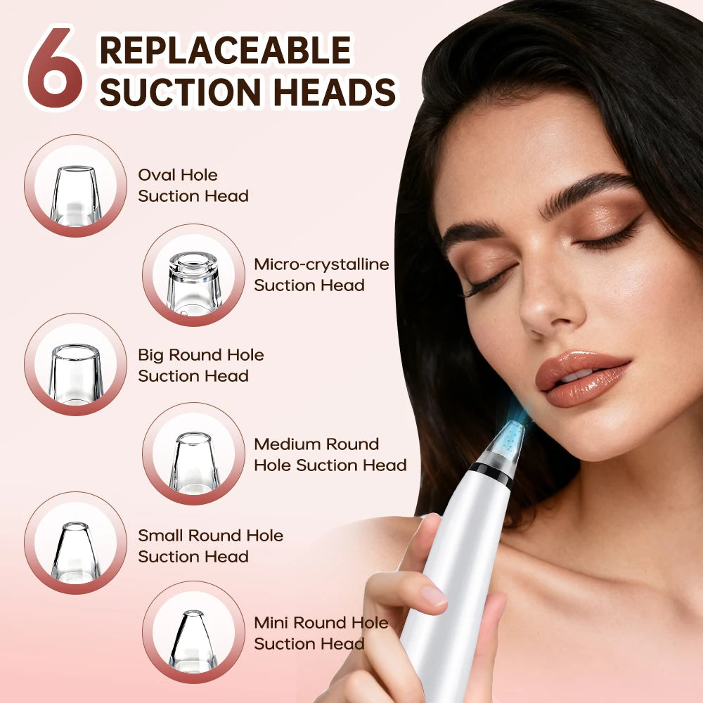 3-Mode Blackhead Remover Vacuum – Facial Pore Cleaner & Dead Skin Removal Beauty Tool