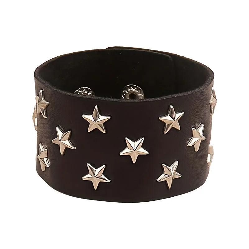 Gothic Punk Multi-Chain Bracelet – Retro Street Dance Jewelry for Halloween, Cosplay, Christmas & Birthday Gifts