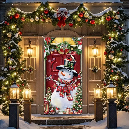 Christmas Hanging Door Banner – Antithetical Couplet Wall Decoration for Merry Christmas 2026 Party & Xmas Gift