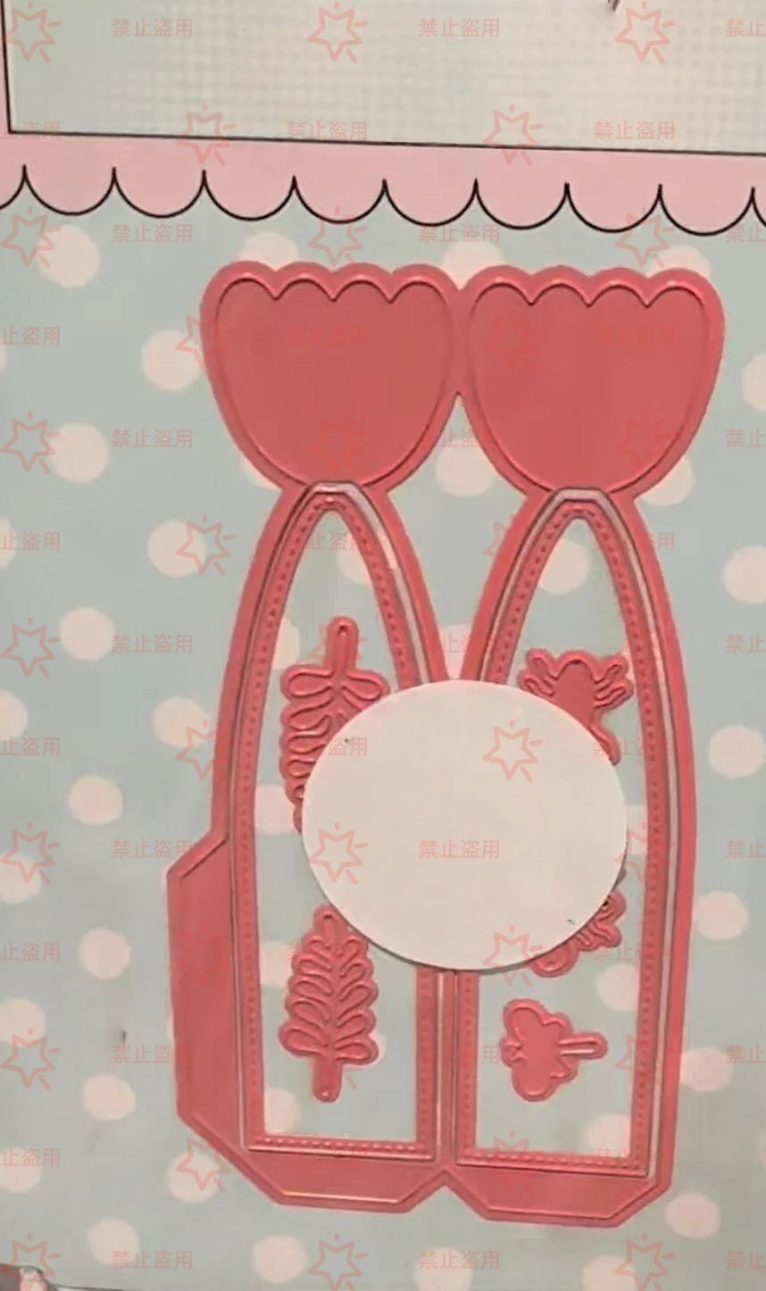 Alarm Clock Clear Stamps & Metal Cutting Dies Set – DIY Scrapbook Embossing Tools for Card Making, Paper Craft & Album Decoration (April 2026 New)