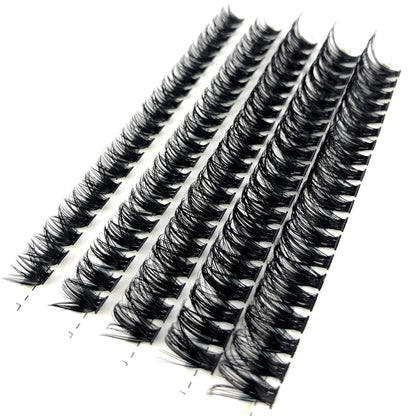 HBZGTLAD 280Pcs 3D Mink Eyelash Clusters Set – Handmade 10D 60D 80D Natural Style False Eyelashes Extension Bundle Pack