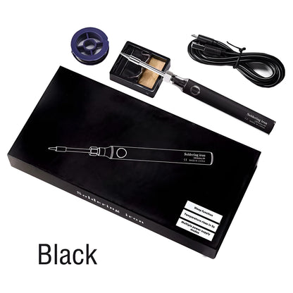 Wireless Rechargeable Electric Soldering Iron – USB 5V 8W Fast Charging Lithium Battery Portable Welding & Repair Tool for Precision Electronics