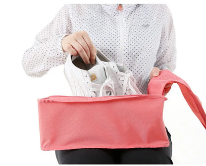 Multifunctional Waterproof Travel Bag – Portable Nylon Organizer for Shoes, Clothing, and Storage Pouch