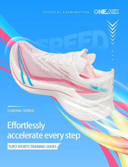 ONEMIX 2025 Carbon Plate Marathon Running Shoes - Ultralight Shock-Absorbing Sneakers with Stable Support