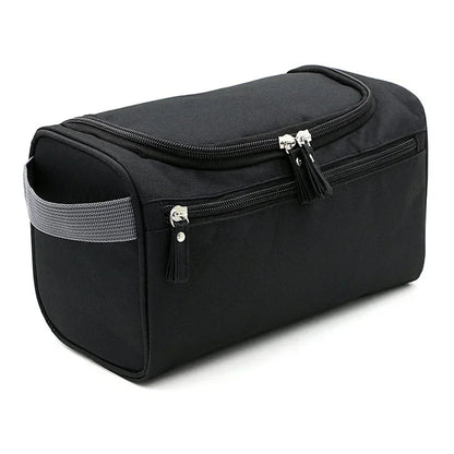 Waterproof Zipper Makeup Bag Organizer - Beauty Case for Men and Women, Cosmetic Toiletry Storage Travel Pouch Kit