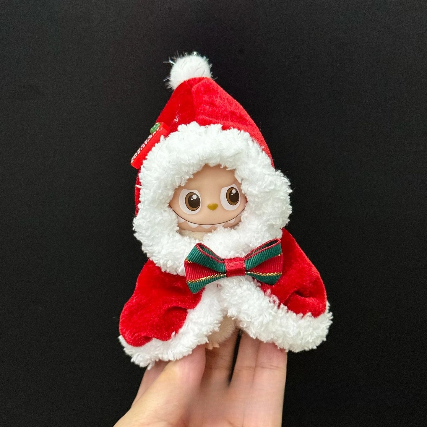 Mini Labubu 4.0 Pin – Love Clothes & Christmas Skirt Cloak Accessory for Labubu V4 Outfit