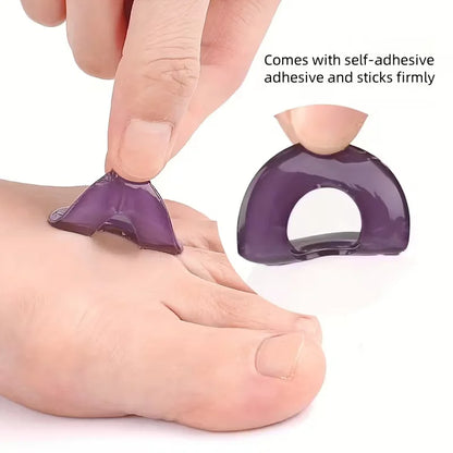 6-Piece Gel Shoe Insoles - Reusable Self-Adhesive Cushions for High Heels, Shock Absorption and Foot Comfort