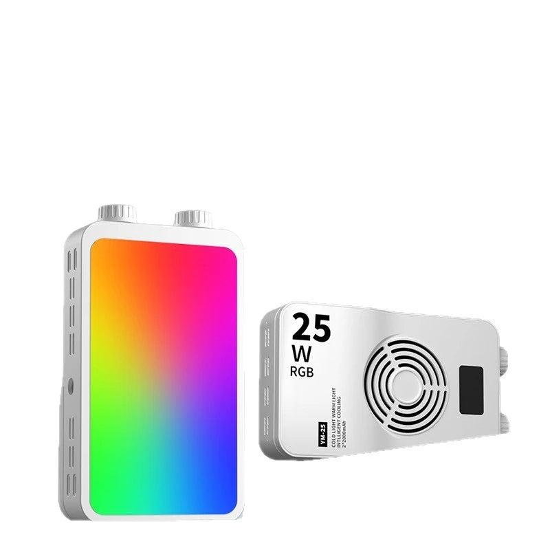 40W Mini Portable LED Video Light - Rechargeable Fill Light with PD Mobile Charging